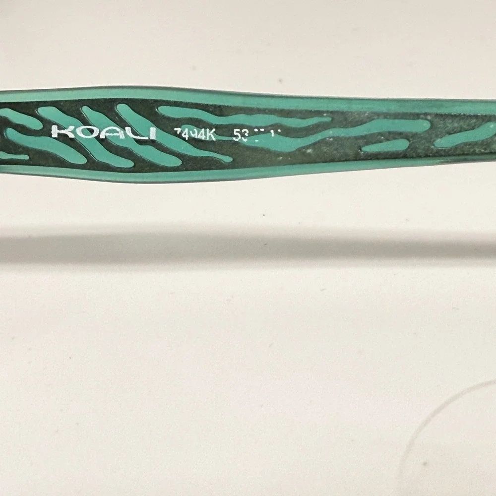 Morel Koali 7494K Women Eyeglasses Brown Teal Half Rim Frame‎ 53-17-135 France